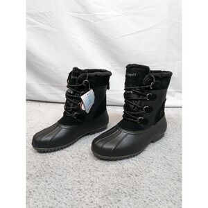 Propet Vaporex Winter Boots Women's 8 XX-Wide 4E Black Waterproof Insulated NIB